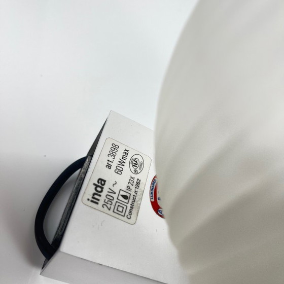 Image 1 of Applique modernista INDA, bianca, 1970