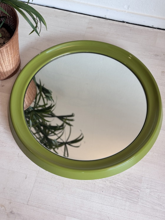 Miroir rond vintage Space Age Schönbuch 1970 – Glass, Plastic (photo 4 of 10)