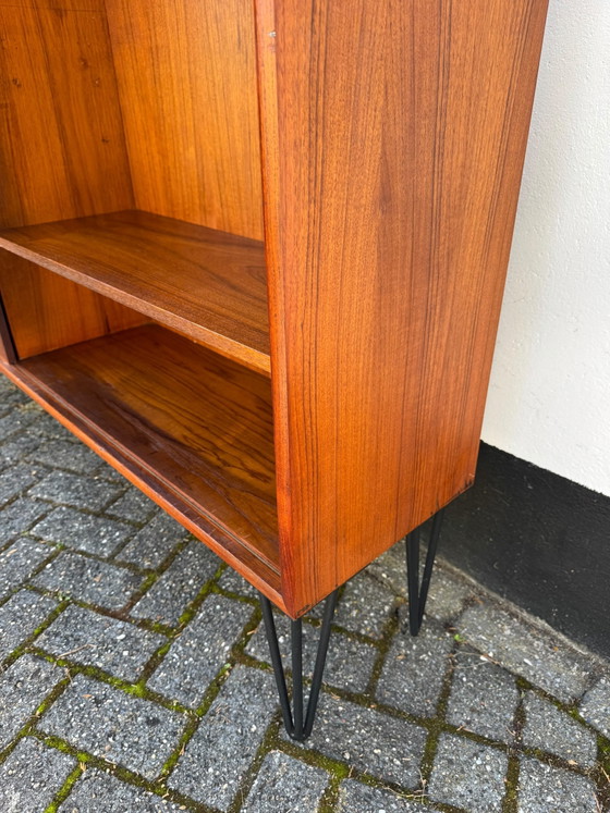 Credenza alta in teak MCM – Credenze alte, Metal, Wood (photo 4 of 8)