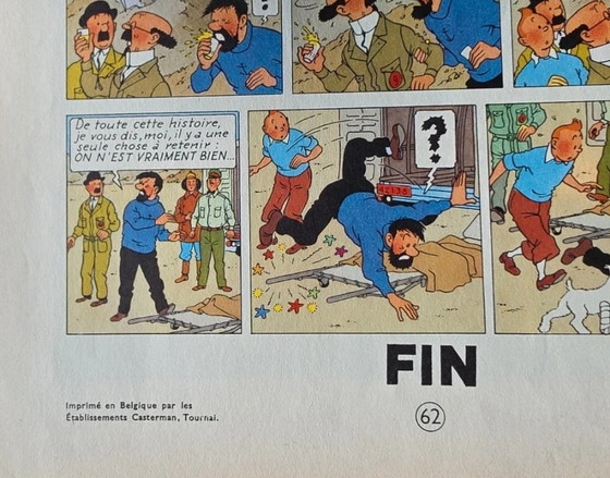 Image 1 of Tintin Tintin en marche sur la lune 1954