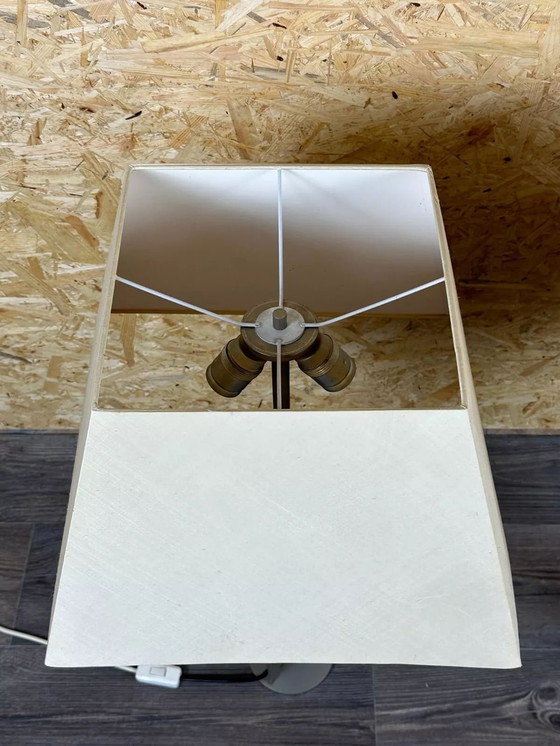 Image 1 of 2x 60er 70er Jahre XL Tischlampe Tischleuchte Aluminium Metall Space Age Design