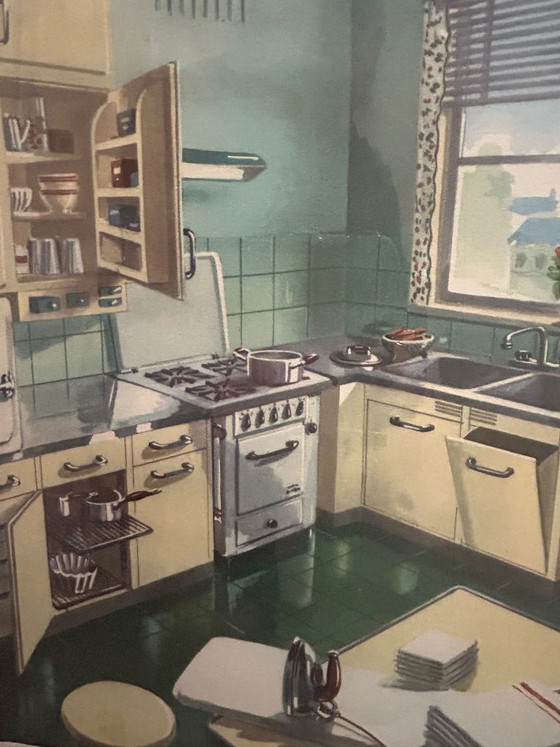 Image 1 of vintage illustration from 1950