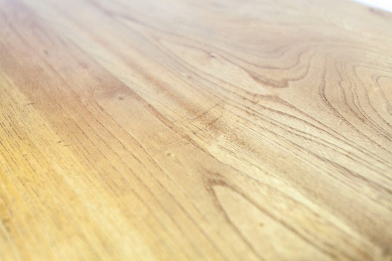 Image 1 of Mobile basso della Maison Regain, olmo massello, circa 1960, con cassetto