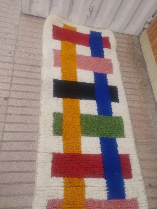 Alfombra de pasillo tradicional con estampado colorido, hecha a medida, 75/300 cm – Aime Té (photo 2 of 9)