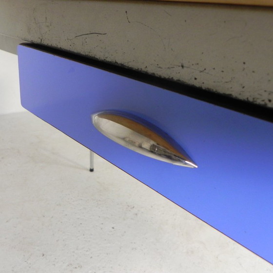 Formica table, desk with 2 drawers, 1950s – Dining tables, Plastic, Iron (photo 13 of 19)