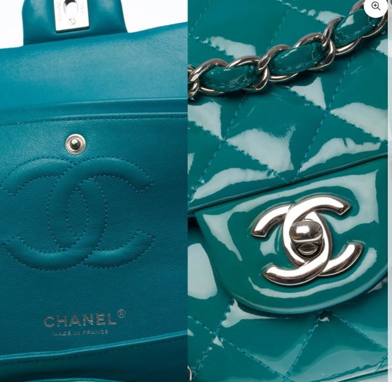 Image 1 of Borsa CHANEL Timeless/Classique in Cuir Bleu - 1012835