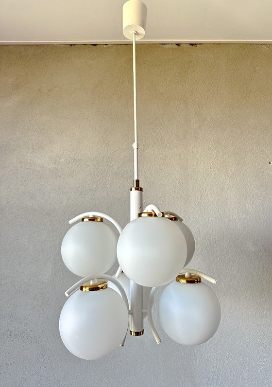 Lampada a Sospensione Vintage Spoetnik Ricahard Essig – Richard Essig, Lampade a sospensione, Glass, Metal (photo 2 of 11)