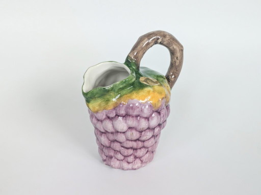 Brocca per uva in maiolica Ceramiche di Bassano — Italia — Vintage