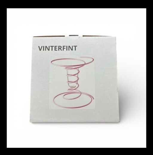 Jarrón espiral IKEA x Gustaf Westman – WINTERFINT – NUEVO EN CAJA – ARTÍCULO DE COLECCIÓN