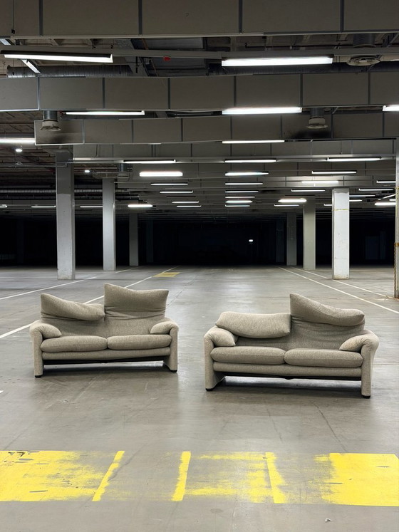 Image 1 of Sofá de 2 plazas Cassina Maralunga | 2 piezas | Shitake