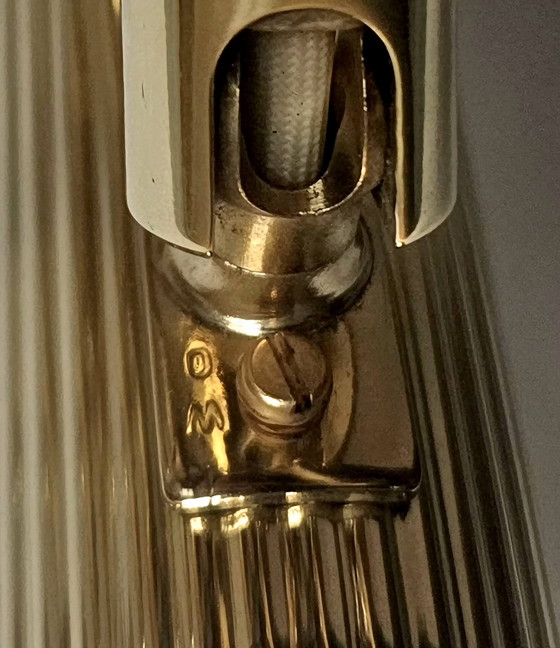 Image 1 of Sölken-Leuchten. 9-delige messing verlichtingscollectie uit het midden van de 20e eeuw – OMI West-Duitsland – Space Age