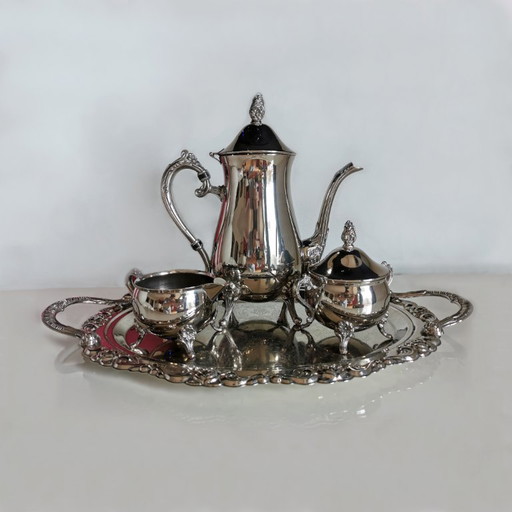 SILVER PLATED COFFEE SET