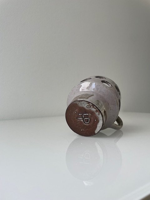 Image 1 of Vintage ceramic candle holder by Henk Potters - playful and sculptural design