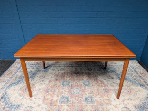 Vintage Verlengbare Eettafel, Deens Design, Jaren 60