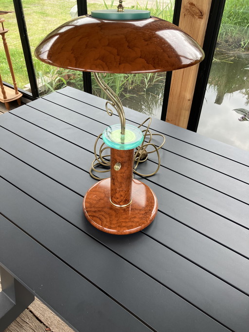 Lampe de banquier post-moderne fonctionnant et à lumière variable