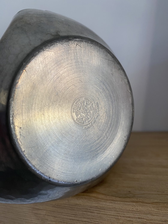 Image 1 of Vintage Pewter Daalderop Bottle from Royal Holland