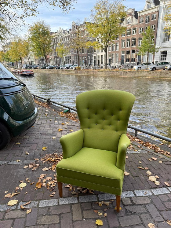 Image 1 of Frits Henningsen Armchair "Heritage Chair" by Carl Hansen, Vintage 2013