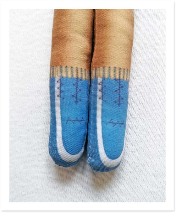 Image 1 of Sitting Bull Art Doll Collectible | Sitting Bull Gift for History Lovers | Sitting Bull Decor | Native American Home Decor