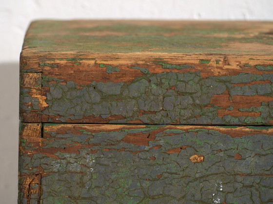 Cassa militare antica con patina verde (c.1910) #67 – Armadi contenitori, Rustic (photo 22 of 39)