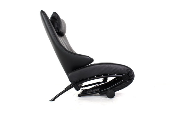 Image 1 of WK Wohnen Multi-Functional Relax Chair / Relax Armchair "Solo" by Prof. Heiliger in Premium Leather