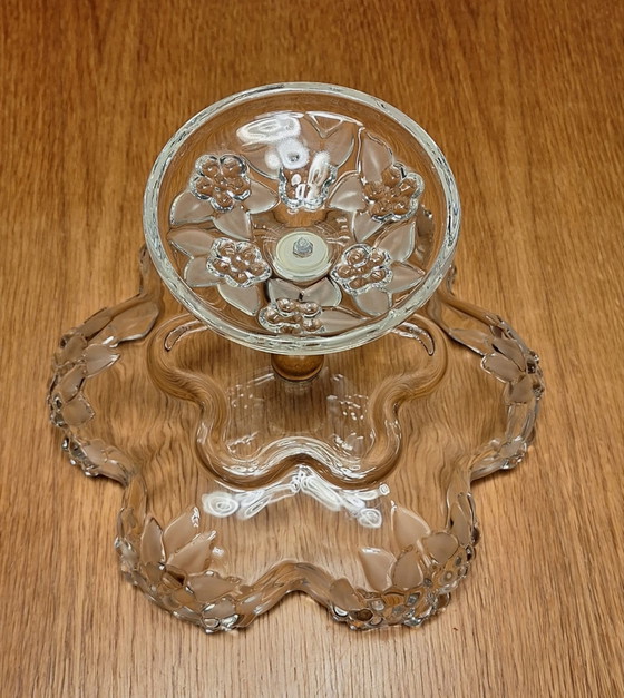 Walther Glas "Carmen Satin" Ciotola da portata su piede, Ciotole, Metallo, Cristallo, Dorato (foto 8 di 11)