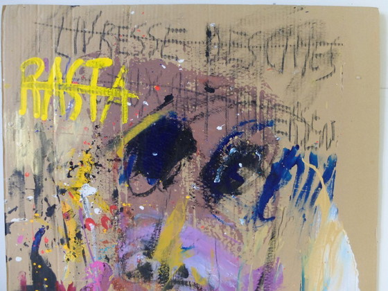 Image 1 of Victor Hasch (1945-2012) mixed technique on cardboard