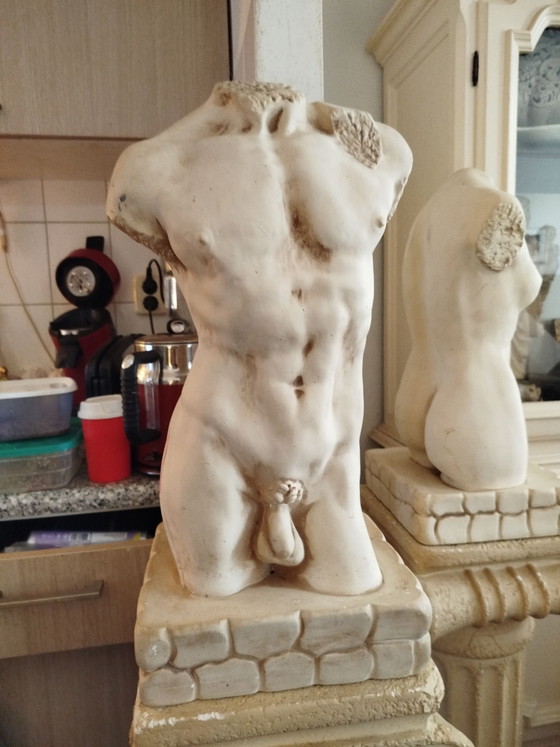 Set di 2 torsi con colonne – Sculture, Ceramica, Pietra (photo 13 of 15)