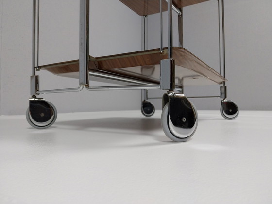 Image 1 of Vintage Opvouwbaar Serveerwagen van Bremshey & Co, Jaren 70