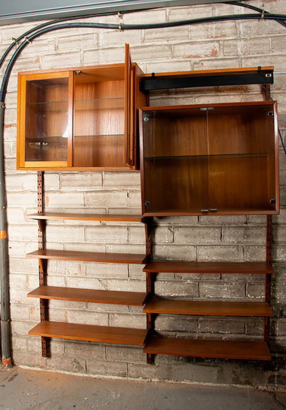 Image 1 of Une étagère modulable Danoise en teck par Poul Cadovius pour Cado 1960.