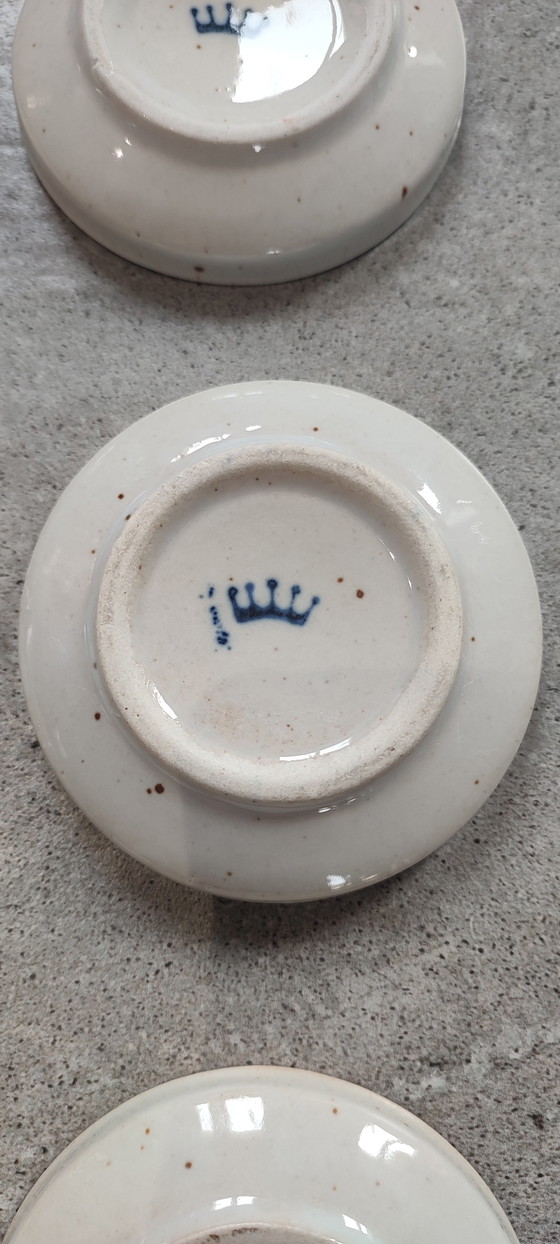 Image 1 of Ciotole giapponesi d'epoca "Mamezara", firma Crown