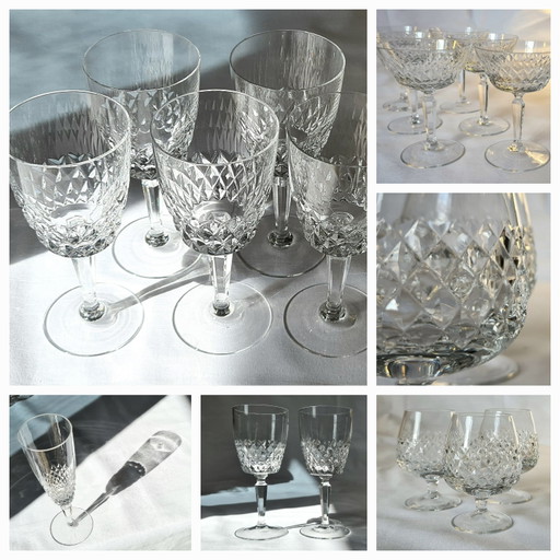 17 piezas de cristal Waterford estilo Alana, de alta calidad, superior. – glazen karaffen, Glass