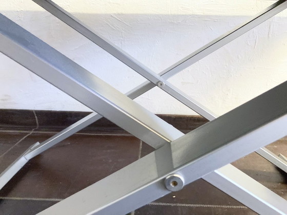 Image 1 of Eettafel / salontafel transformeerbaar meubilair Italiaans 90s design door Calligaris