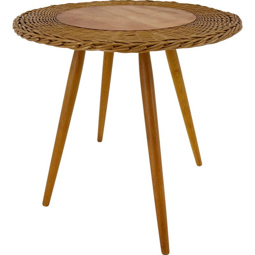 Vintage bijzettafel van Jan Kalous voor Uluv, Tsjecho-Slowakije 1970