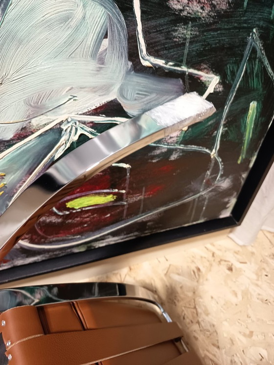 Image 1 of Sillones KNOLL Studio Barcelona (NUEVA Serie 2026) en piel natural (color coñac)