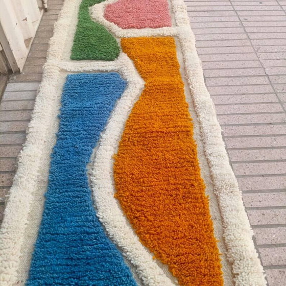 Marokkanischer handgefertigter Läufer Teppich 300cmx70cm – Teppiche & Läufer, Wool, Bohemian (photo 10 of 10)