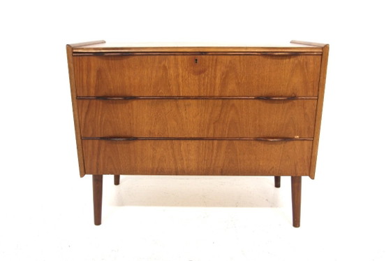 Scandinavian teak chest of drawers, Sweden, 1960 – Wood (photo 4 of 12)