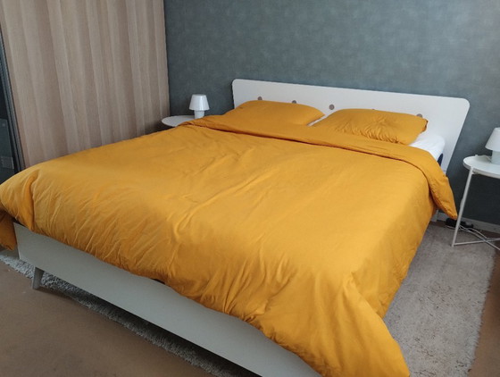Cadre de lit blanc 160 x 200 – Beter Bed, Lits 2 places, Wood (photo 2 of 5)