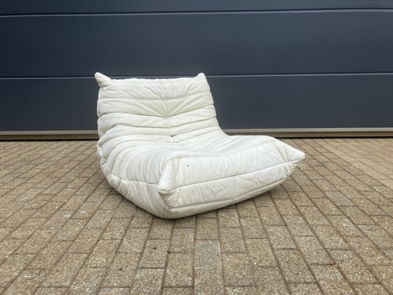 Image 1 of Bolso Togo Ligne Roset 100% auténtico en piel beige original.