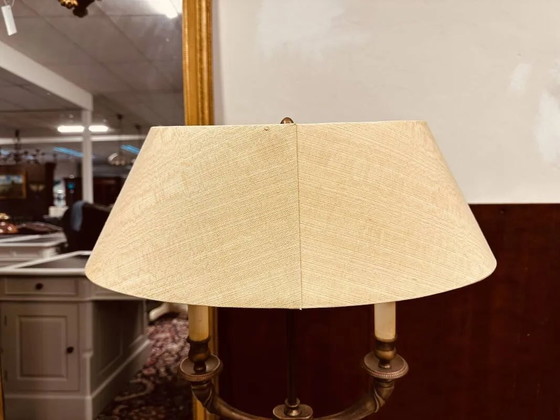 Lampada da tavolo Bouillotte francese antica, Lampade da tavolo, Ottone, Vintage (foto 5 di 10)