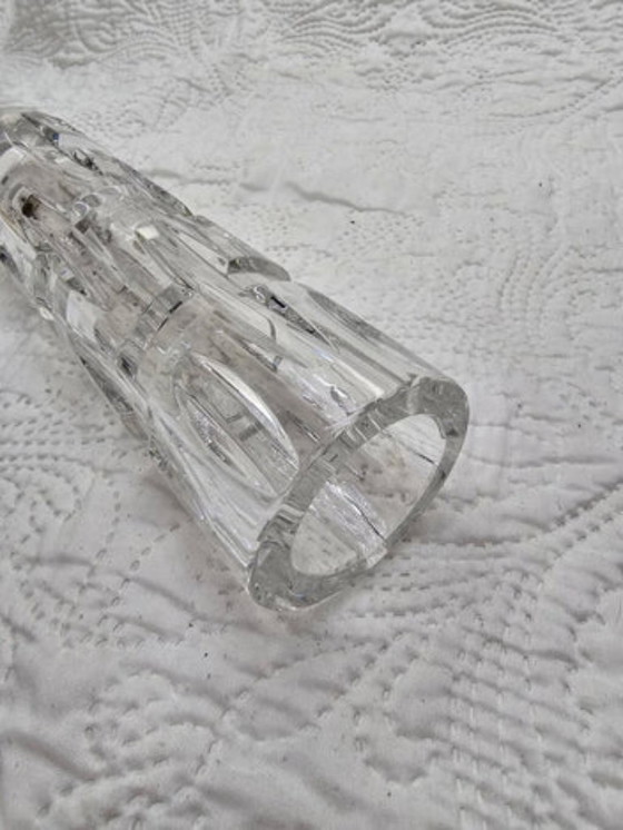 Vintage Crystal Roll Vase – Glass (photo 5 of 5)