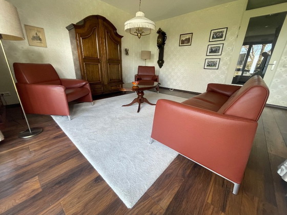 Image 1 of Ensemble canapé Leolux Felizia, canapé 3 places + 2 fauteuils