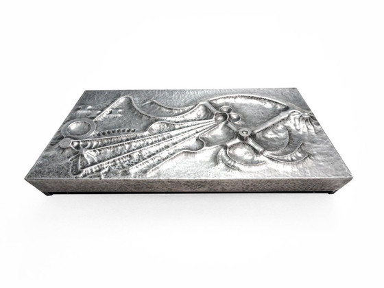 Kunstwerk Wanddecoratie Aluminium Jaren 70 – Metal, Vintage (photo 5 of 10)