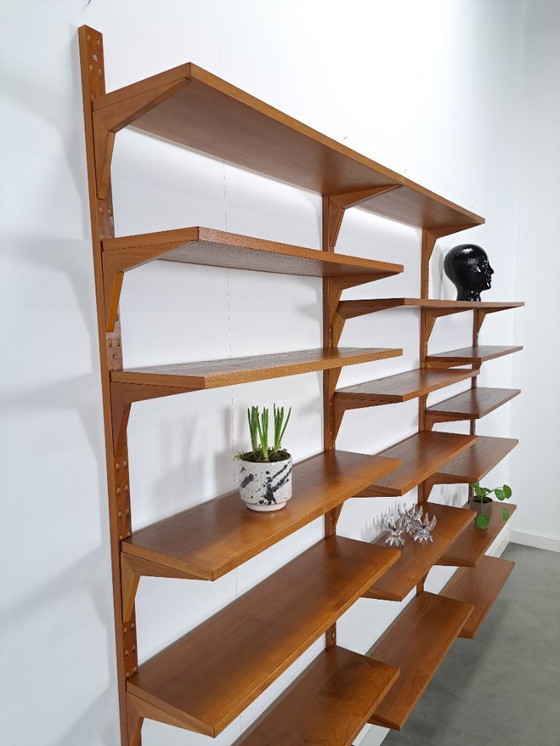 Image 1 of Sistema modulare di pareti in teak Royal System di Poul Cadovius, danese Cado