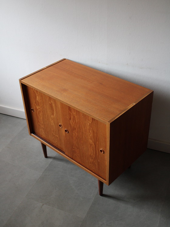 Image 1 of Armoire vintage danoise à portes coulissantes par Preben Sørensen