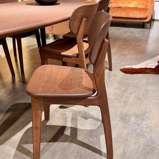 Image 1 of Table de salle à manger Theuns Sento - 200x90 avec chaises (ensemble de 6)