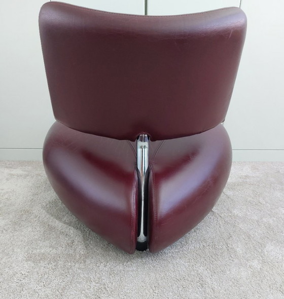 Leolux Pallone Sessel – Leather, Chrome (photo 4 of 9)