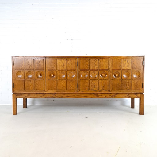 Vintage brutalist sideboard