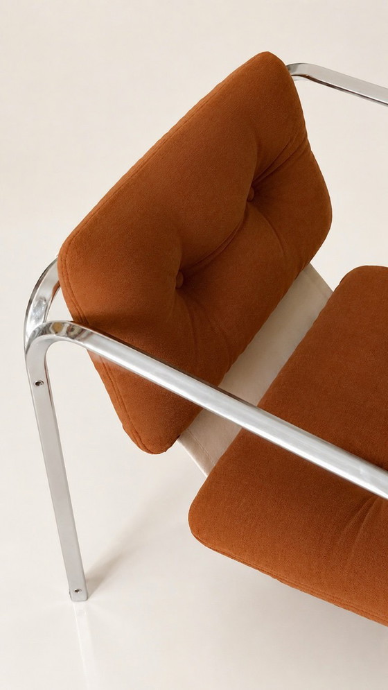 Image 1 of Set of 2 Italian lounge chairs 70S