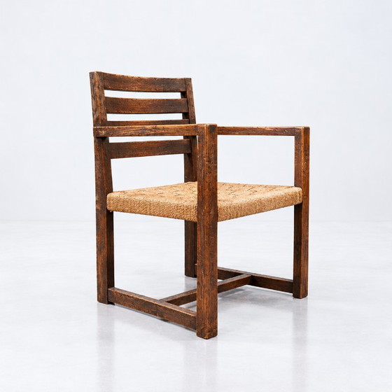 Modernist vintage armchairs (2 pieces in stock), Wood, Brown (photo 5 of 8)