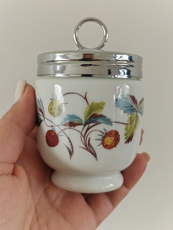 Set di 2 portauova vintage Royal Worcester in porcellana, provenienti dall'Inghilterra. – Royal Worcestet (photo 5 of 6)